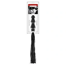 Флогер з ручкою - анальним плагом Fetish Tentation Whip with Plug Handle