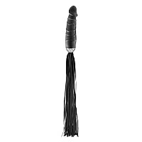 Флогер з ручкою-дилдо Fetish Tentation Whip with Dildo Handle
