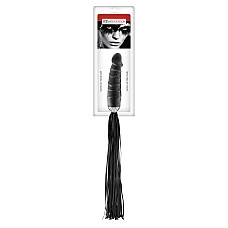 Флогер з ручкою-дилдо Fetish Tentation Whip with Dildo Handle