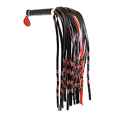 Флогер LOCKINK SEVANDA Red & Black Braided Tail Flogger