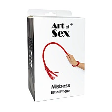 Батіг з екошкіри Art of Sex - Mistress, чорний