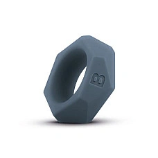 Эрекционное кольцо Boners Diamond Cock Ring – Grey, внутренний диаметр 3,2 см