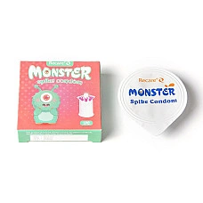 Насадка на член Recare Turquoise Monster Spike Condom (презерватив з вусиками)