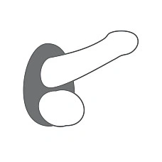 Ерекційне кільце Dorcel Liquid-Soft Teardrop для члена і мошонки, soft-touch силікон