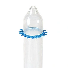Насадка на член Recare Spike Condom Blue (презерватив з шипами)