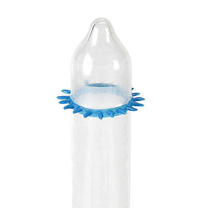 Насадка на член Recare Spike Condom Blue (презерватив с шипами)