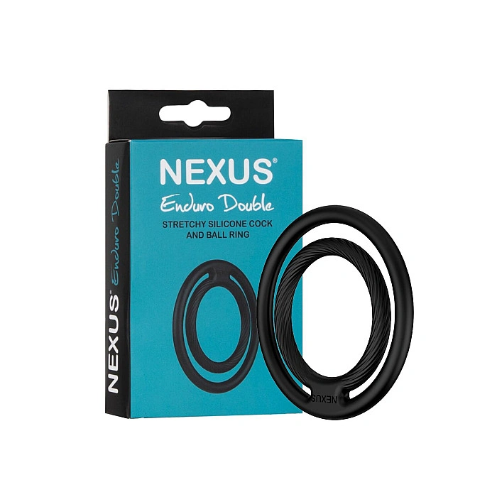 Эрекционное кольцо Nexus Enduro Double, для пениса и яичек, универсальный размер