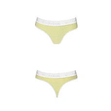 Спортивні трусики-стрінги Passion PS007 PANTIES M, yellow