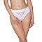 Трусики с широкой резинкой и кружевом Passion PS001 PANTIES M, white
