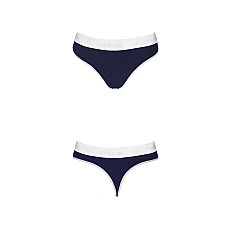 Спортивні трусики-стрінги Passion PS007 PANTIES S, navy blue