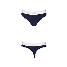 Спортивні трусики-стрінги Passion PS007 PANTIES XL, navy blue