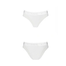 Трусики з прозорою вставкою Passion PS002 PANTIES L, white
