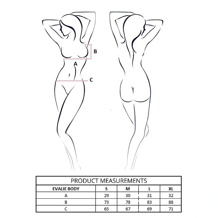 Боди Passion EVALIE BODY white S