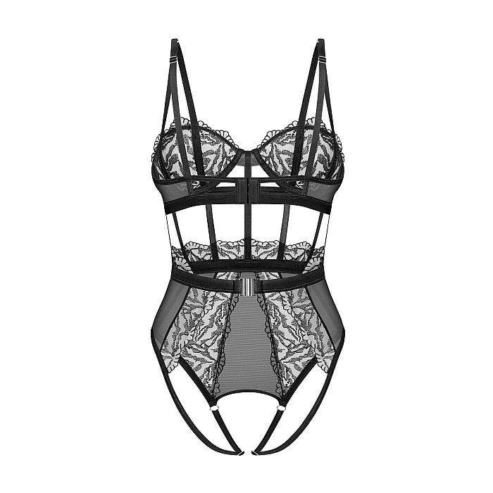 Боді Obsessive Hersis crotchless teddy L/XL