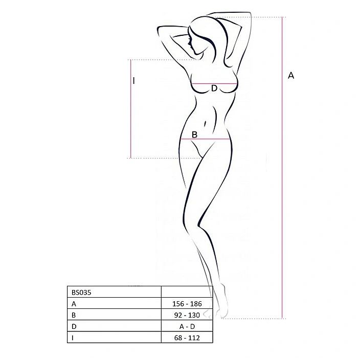 Бодістокінг Passion BS035 red, боді, імітація топа і трусиків