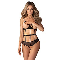 Боди Obsessive Euridia crotchless teddy M/L