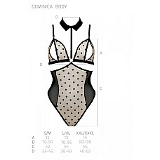 Боді Passion DOMINICA BODY S/M, black