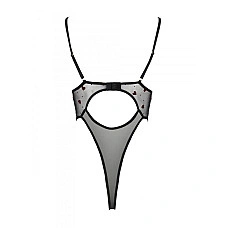 Еротичний боді з малюнком Passion LOVELIA BODY L/XL, black