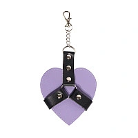 Брелок на карабине для ключей Art of Sex Chained Heart, Лаванда