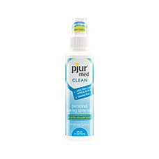 Очищающий спрей pjur med Clean Spray 100 мл, для нежной кожи и игрушек, антибактериальный