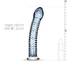 Скляний дилдо Gildo Glass Dildo No. 5
