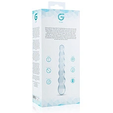 Скляний дилдо у вигляді намистин Gildo Glass Dildo No. 19