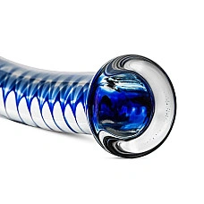 Скляний дилдо Gildo Glass Dildo No. 4, для точки G та простати