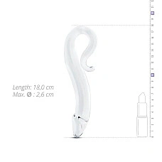 Скляний дилдо Gildo Glass Dildo No. 21, реалістична головка