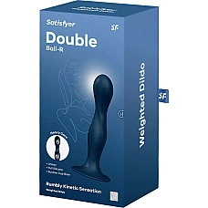 Дилдо Satisfyer Double Ball-R Dark Blue