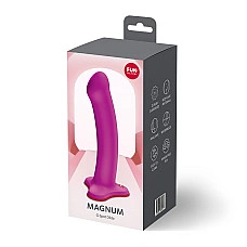 Фаллоимитатор Fun Factory MAGNUM Blackberry, очень гибкий, длина 18,3 см, диаметр 3,7 см