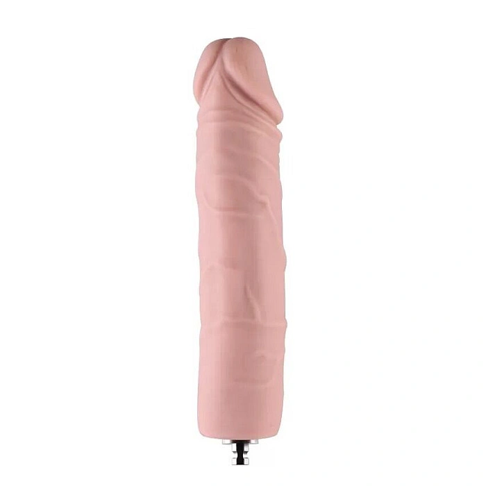 Силиконовый фаллоимитатор для секс-машин Hismith 7" Silicone Dildo, система KlicLok
