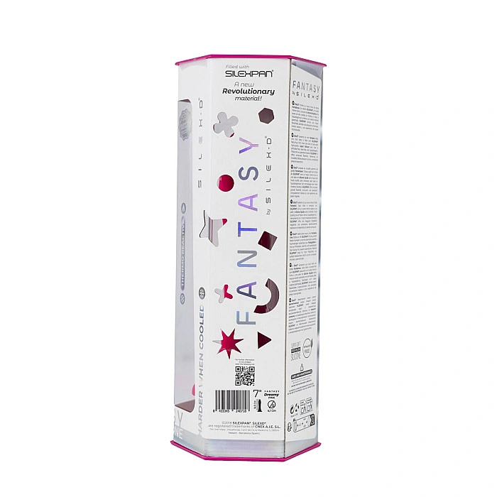 Фалоімітатор SilexD Fantasy Liquid Silicone Dreamy 7in Pink
