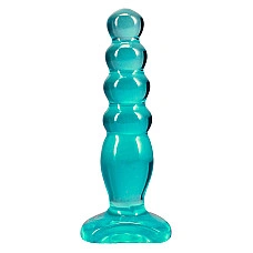 Дилдо Doc Johnson Crystal Jellies - Anal Delight - 5 Inch - Teal