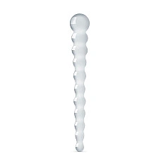 Стеклянный дилдо в виде бусин Gildo Glass Dildo No. 20