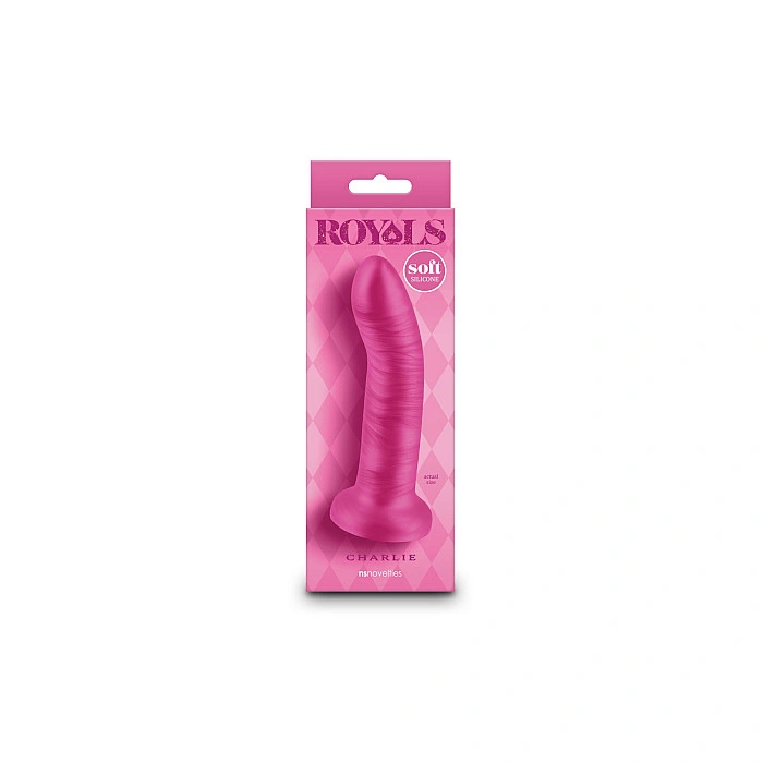 Дилдо NS Novelties Royals - 5" Charlie - Metallic Pink