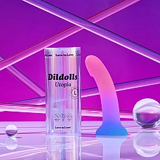 Дилдо з кольоровим градієнтом Love To Love DILDOLLS - UTOPIA L ультрам'який