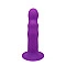 Дилдо з присоскою Adrien Lastic Hitsens 3 Purple, відмінно для страпона, діам. 4,1см, довжина 18,2см