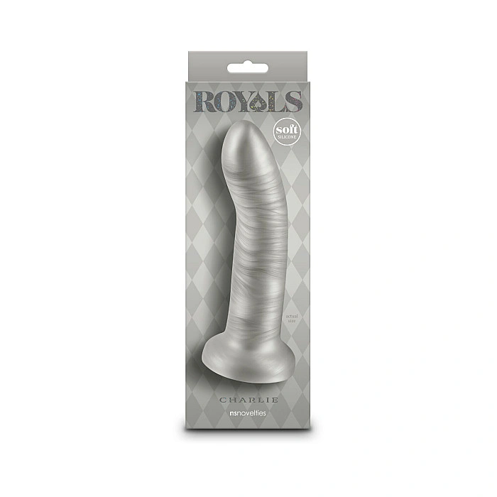 Дилдо NS Novelties Royals - 7" Charlie - Metallic Champagne