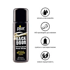 Анальный лубрикант pjur BACK DOOR Relaxing 30 мл, на силиконовой основе, с маслом жожоба