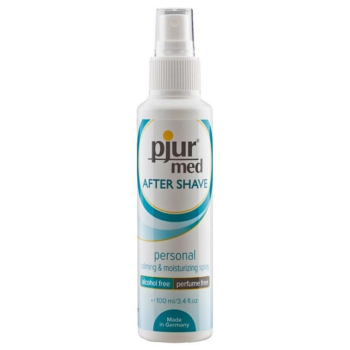 Увлажняющий спрей после бритья pjur med After Shave Spray 100 мл, без спирта, с витамином B5 и алоэ