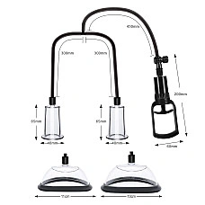 Вакуумна помпа для грудей та сосків Men Powerup Passion Pump
