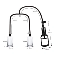 Вакуумна помпа для грудей та сосків Men Powerup Passion Pump