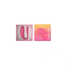 Смарт-вібратор для пар We-Vibe Sync Lite Pink, 10 віброрежимів, можна поєднувати з проникним сексом