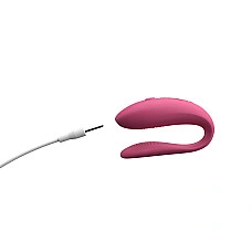 Смарт-вібратор для пар We-Vibe Sync Lite Pink, 10 віброрежимів, можна поєднувати з проникним сексом