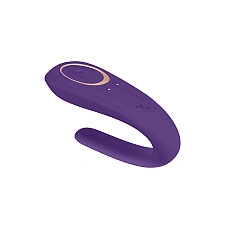 Вибратор для пар Satisfyer Double Classic Violet с одним моторчиком