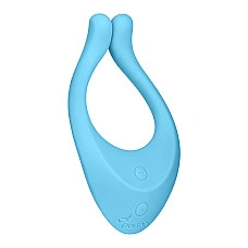 Вибратор для пар Satisfyer Endless Love Blue, 3 независимых мотора, многофункциональный