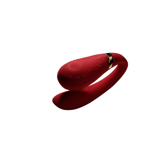 Смартвібратор для пар Zalo Fanfan set Bright Red, пульт ДК