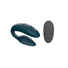 Смарт-вибратор для пар We-Vibe Sync 2 Green Velvet, 10 виброрежимов, пульт ДУ