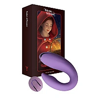 Вибратор для пар FairyGasm PleasureBerry violet, зарядный кейс, пульт ДУ