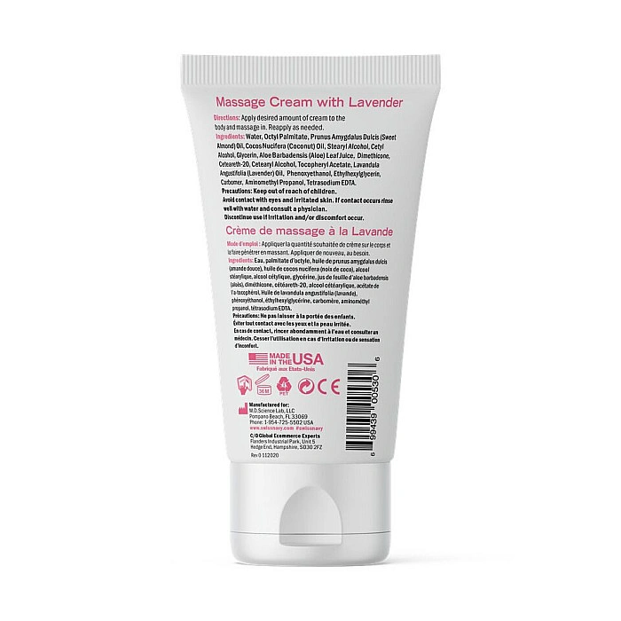Масажний крем з лавандою Desire by Swiss Navy Massage Cream 150 мл